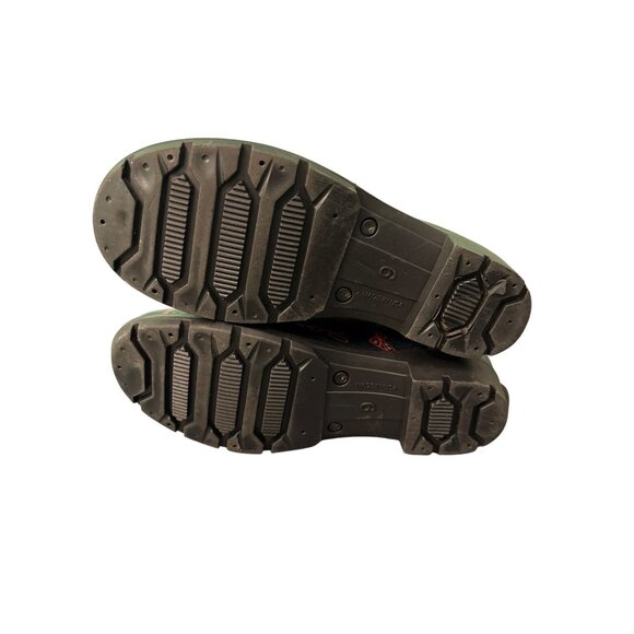 Stride Sloggers Womens Rubber Rain Boots With Red & Black Paisley Print Size 9 - Picture 4 of 7